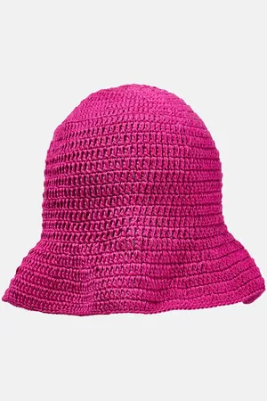 ANNA KOSTUROVA Crochet cotton bucket hat