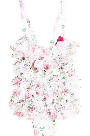 MONNALISA Baby ruffled swimsuit