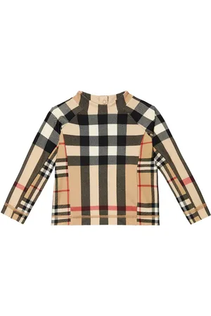 Burberry Baby Vintage Check rashguard