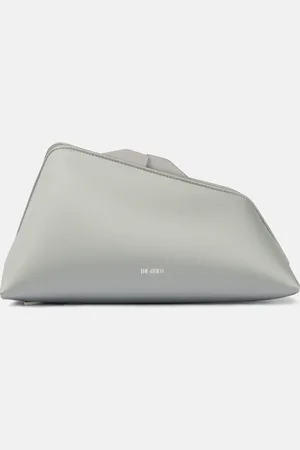 The Attico 8.30PM satin clutch