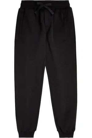 Dolce & Gabbana Logo embroidered cotton sweatpants