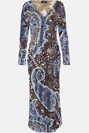 Etro Printed midi dress