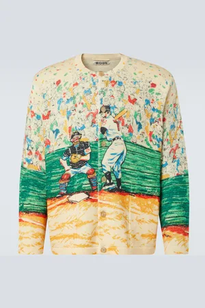 BODE Slugger embellished wool cardigan