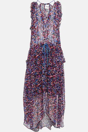 Marant Etoile Fadelo printed chiffon maxi dress