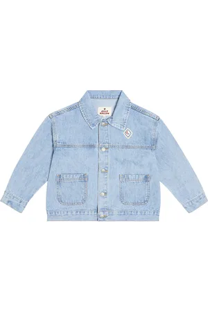 Jelly Mallow Printed denim jacket
