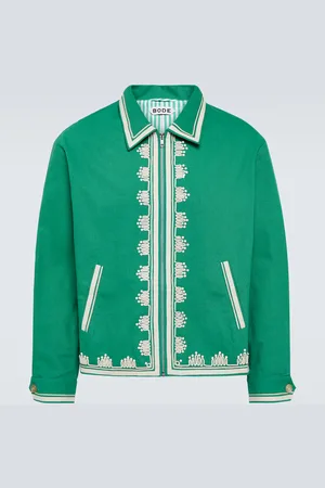 BODE Ripple embroidered cotton jacket
