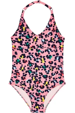 Vilebrequin Leopard-print halterneck swimsuit