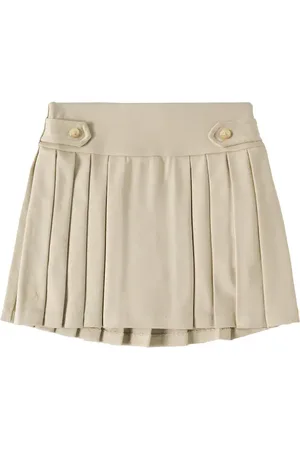 Ralph Lauren Pleated cotton skirt