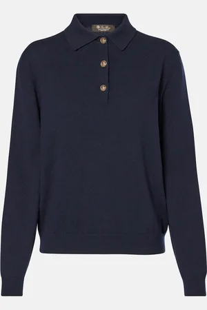 Loro Piana Classic cashmere polo sweater