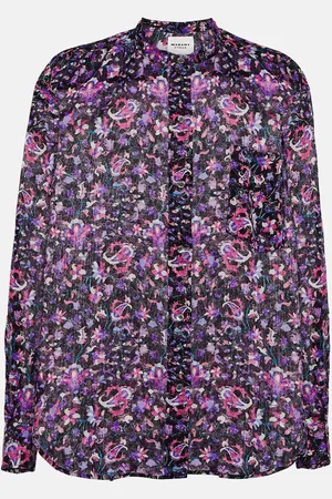Marant Etoile Mexika floral cotton blouse