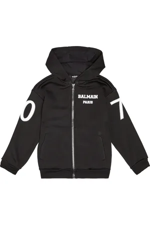 Balmain Logo cotton-blend cardigan