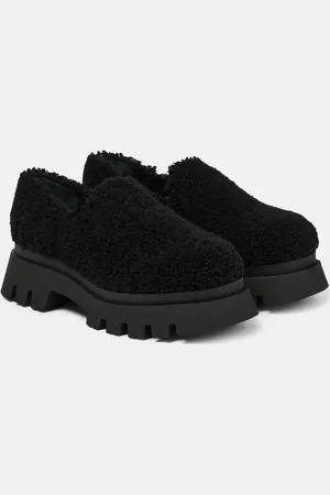 Dorothee Schumacher Furry Chic shearling platform loafers