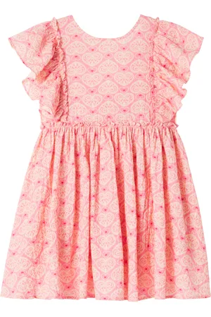 Konges Sløjd Ava printed bow-detail cotton dress