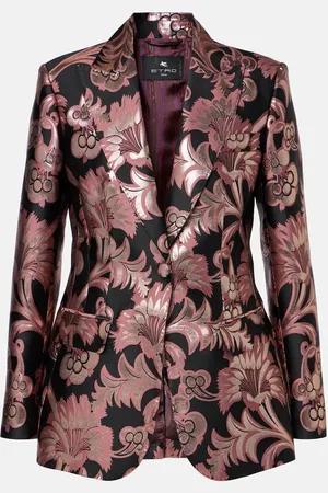 Etro Floral jacquard blazer