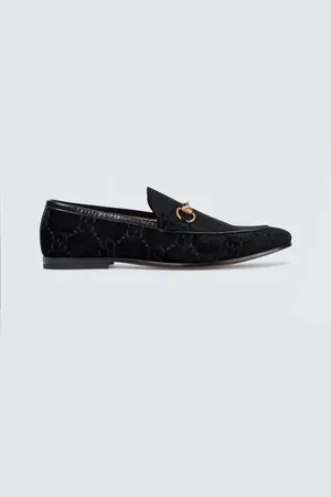 Gucci Jordaan GG velvet loafers