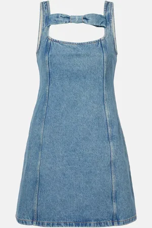 Nina Ricci Bow-detail denim minidress