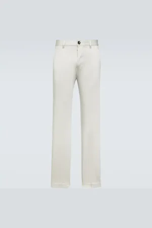 Ami Straight cotton satin chinos