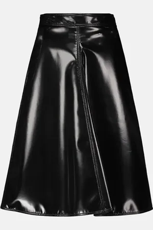 Moncler 2 Moncler 1952 faux leather midi skirt