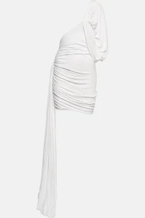 Rick Owens One-shoulder draped minidress