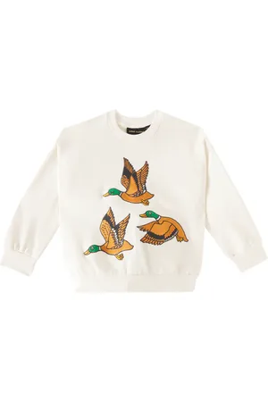 Mini Rodini Ducks cotton jersey sweatshirt