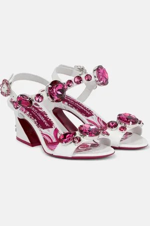 Dolce & Gabbana Embellished leather sandals