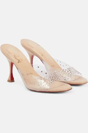 Christian Louboutin Nudes Degramule embellished mules