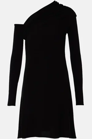Courrèges Twist one-shoulder crÃªpe minidress