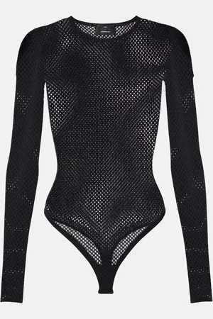 WARDROBE.NYC X RHW Web wool-blend bodysuit