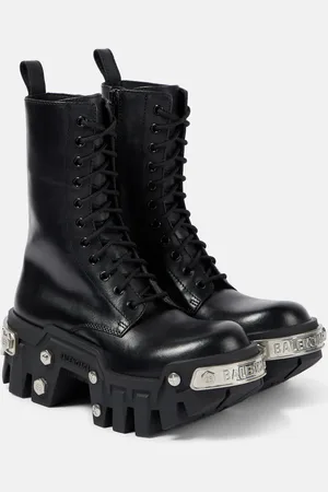Balenciaga Bulldozer leather ankle boots