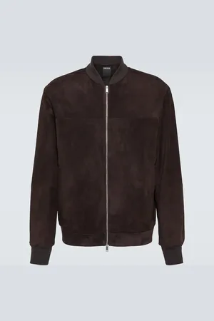 Ermenegildo Zegna Suede bomber jacket