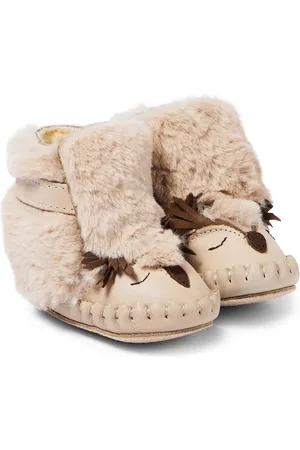 Donsje Baby Kapi Owl leather booties