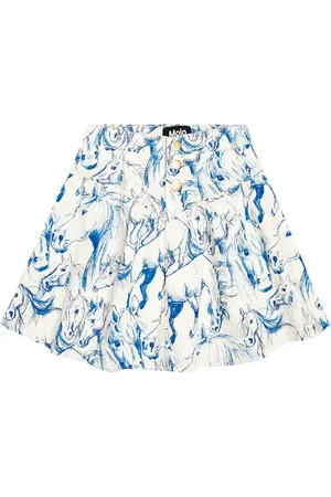 Molo Betsy printed cotton-blend skirt