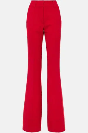 GABRIELA HEARST Rhein high-rise wool flared pants