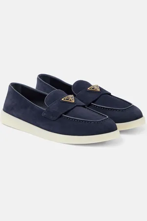 Prada Saint Tropez suede loafers