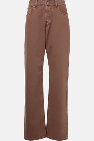 Miu Miu Logo wide-leg jeans
