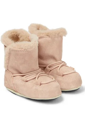 Moon Boot Baby Crib suede snow boots