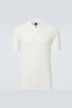 FEDELI Cotton piquÃ© polo shirt