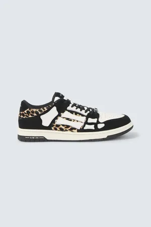 AMIRI Leopard Skel Top Low leather sneakers