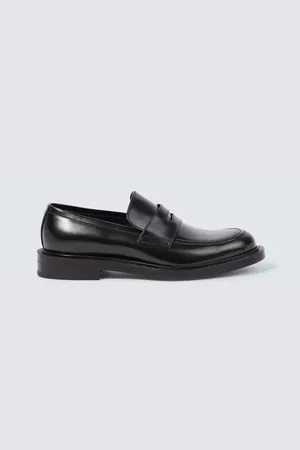 Gucci Leather penny loafers