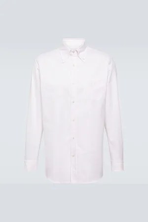 Loro Piana Agui striped cotton Oxford shirt