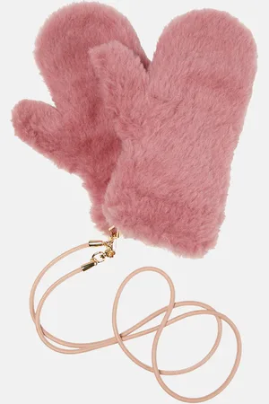 Max Mara Ombrato teddy mittens