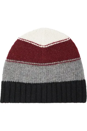 Il gufo Striped beanie