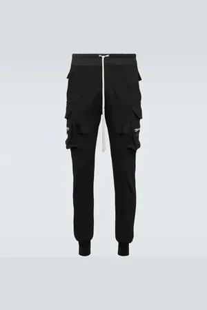Rick Owens Mastodon cotton cargo sweatpants