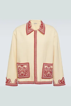 BODE Flora beaded cotton jacket