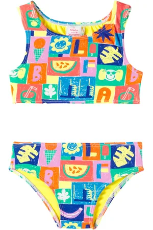 FÁBULA Carimbo printed bikini