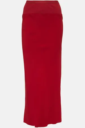Rick Owens High-rise midi skirt