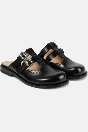 Loewe Campo leather mules