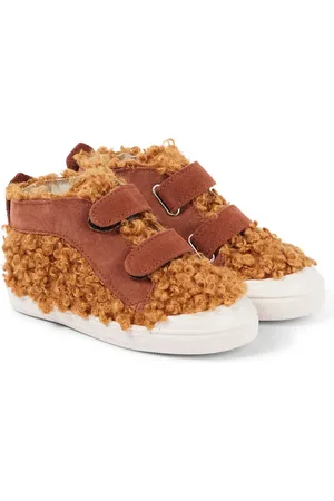 PèPè Faux shearling sneakers
