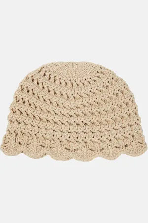 Loro Piana Crochet cotton beanie