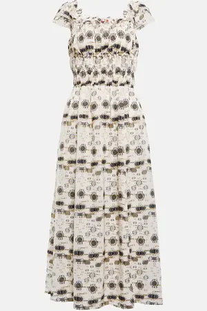Altuzarra Silk-blend midi dress